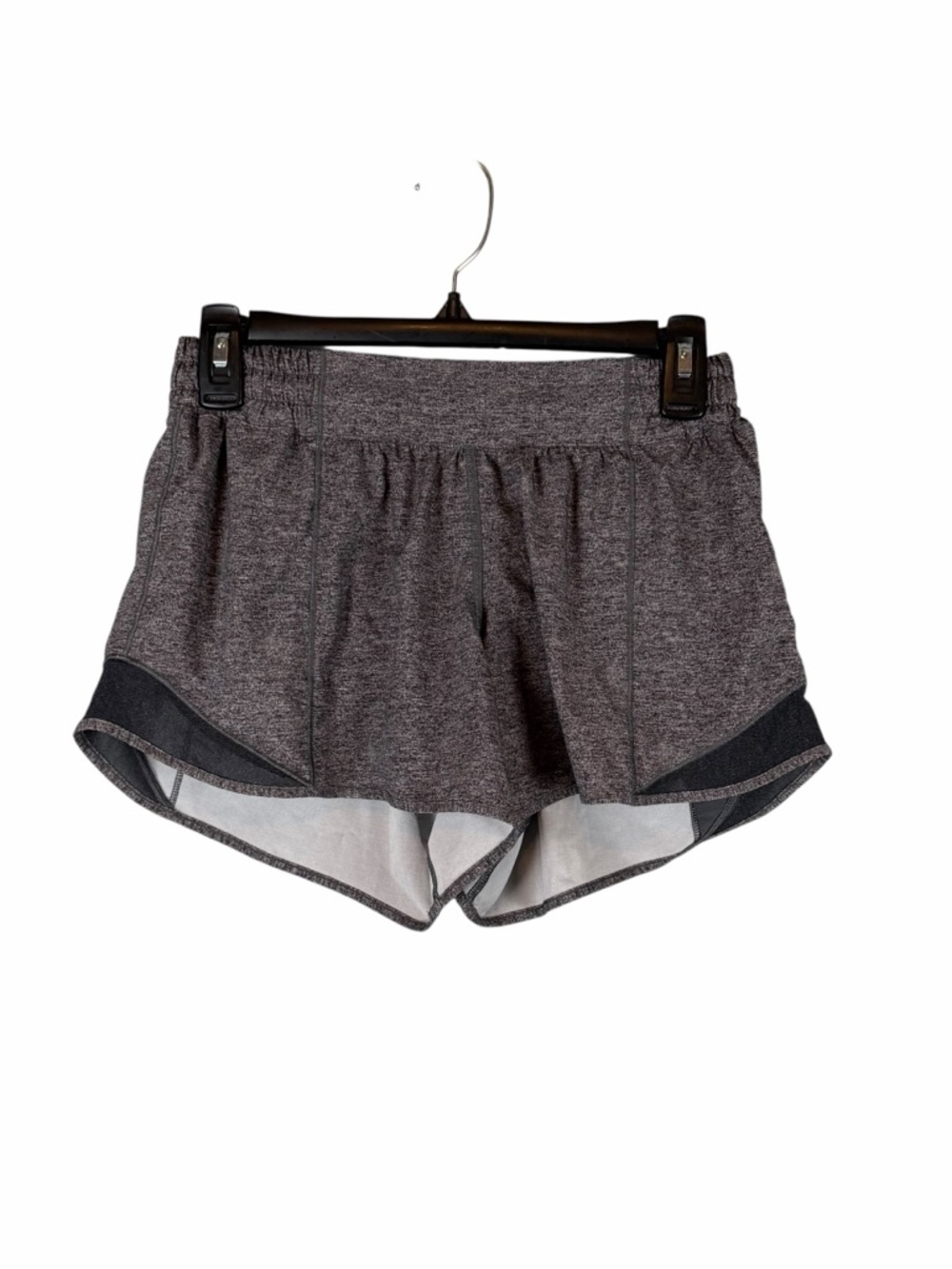 Lululemon Gray Speckled Running Shorts Size 6